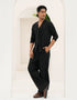 CROSS BODY LINEN SHIRT